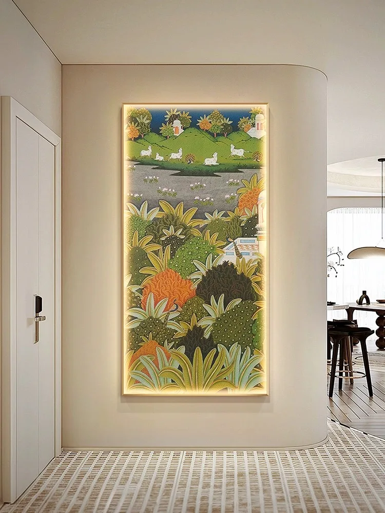 Современный декоративный светящийся светодиодный настенный светильник в стиле