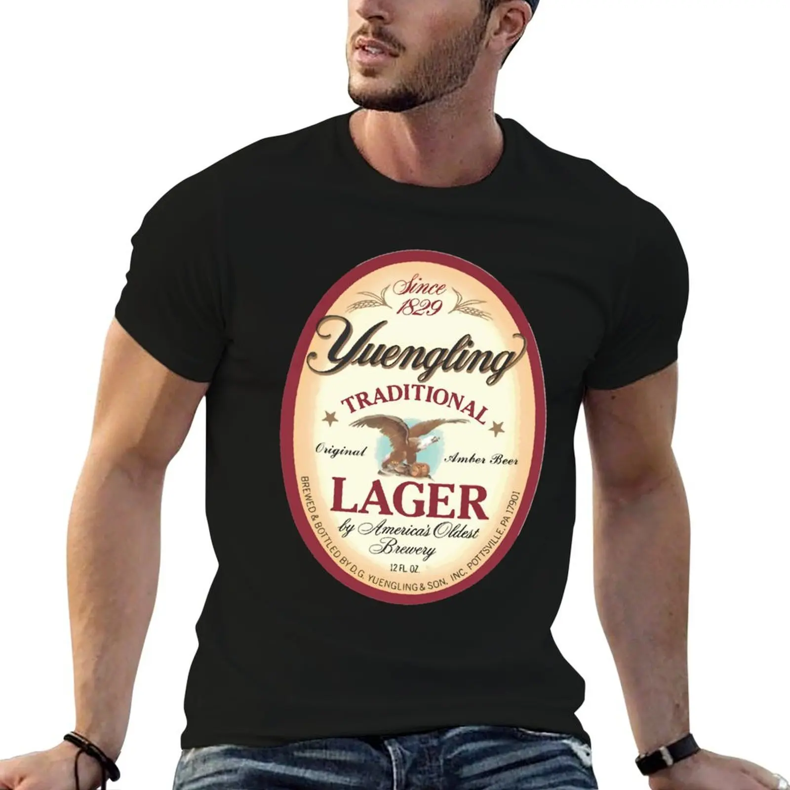 Фото Официальная продукция Yuengling Lager: легкая футболка для бега №1