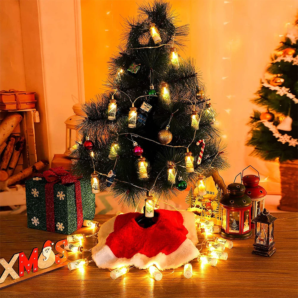 

1.5/2M Wishing Bottle String Lights Fairy Extendable for Indoor Outdoor Wedding Party Christmas Tree New Year Garden Decoration