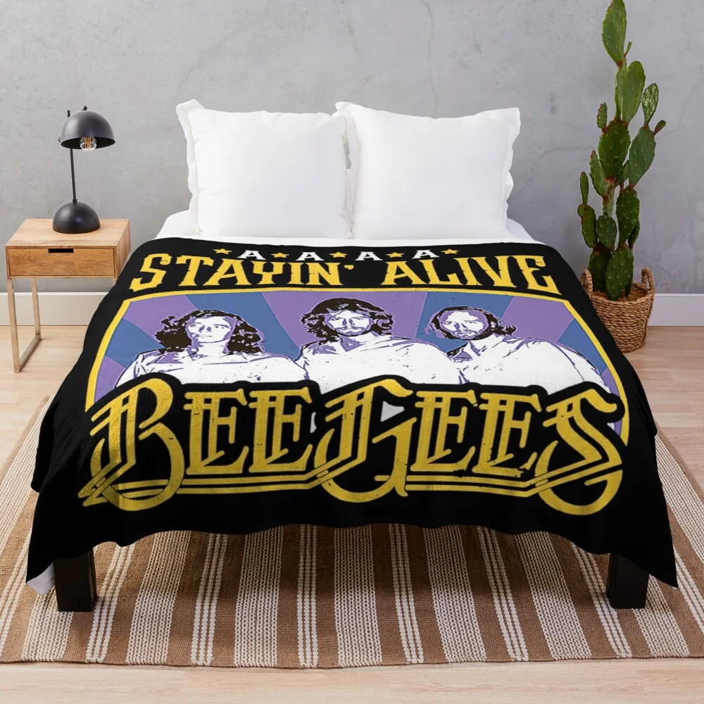 

Bee Gees band Throw Blanket Blanket Wool
