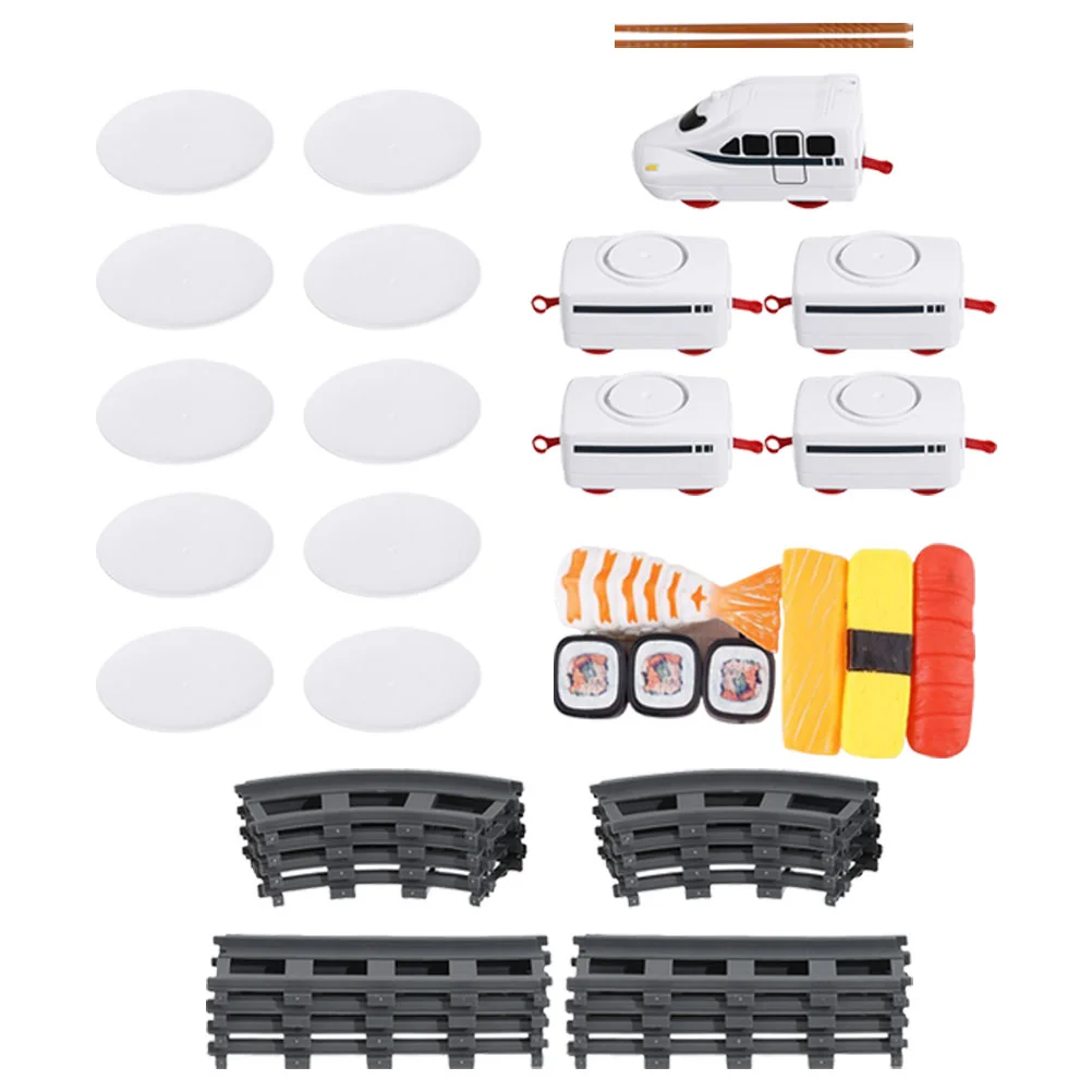 

1 комплект, игрушечные поезда для суши, Детские вращающиеся игрушки для суши, поезда, японский сервировочный поднос для сашими