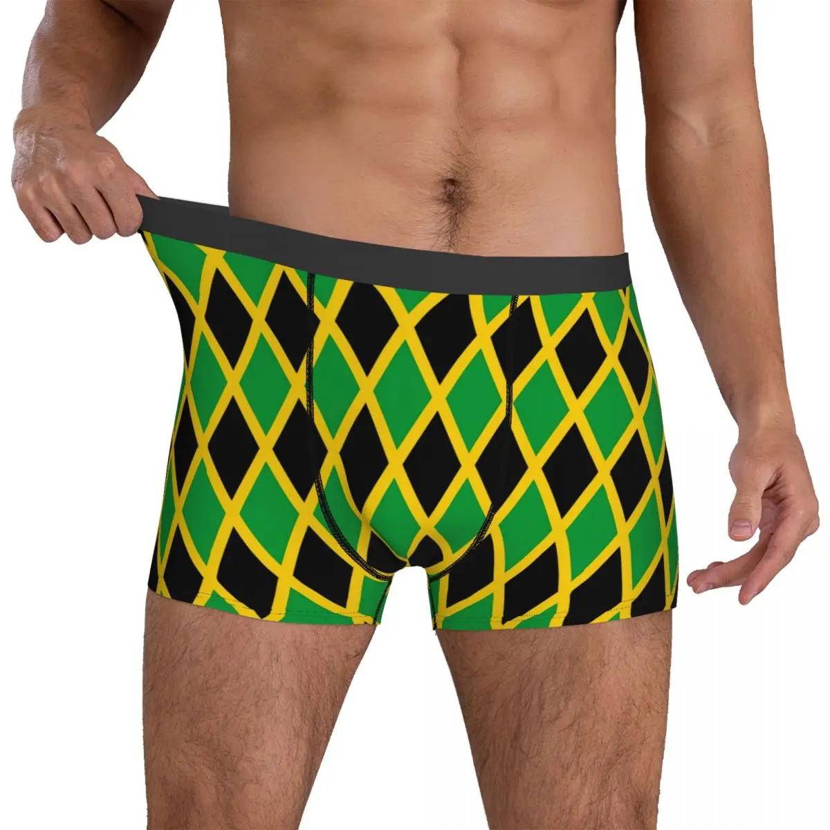 

Женское нижнее белье Love Jamaican мужские трусы на заказ DIY сексуальные мягкие шорты-боксеры