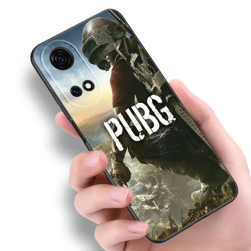 Черный чехол для телефона Hot Game PUBG Honor 70 90 200 Magic 4 5 6 Lite X5 X6A Plus X6 X6S X7A X7B X8 X8A X8B X9 4G X9A X9B 5G
