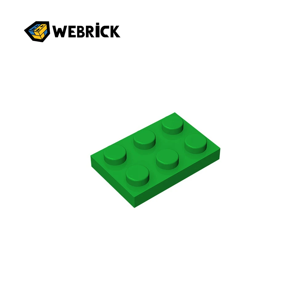 Детали для строительных блоков webrick, 1 шт., пластина 2x3, 3021, совместимые детали Moc, «сделай сам», развивающие классические брендовые Подарочные игрушки для взрослых
