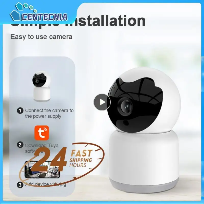 

Night Vision Tuya Smart Camera Surveillance Camera 2mp Ip Camera Automatic Tracking Two Way Audio Wifi Wireless Baby Monitor
