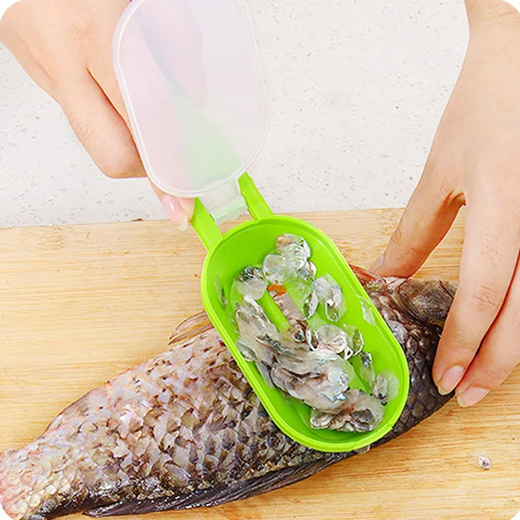 

Fish Skin Brush Scraping Fish Scale Brush Grater Quick Disassembly Fish Knife Cleaning Peeling Skin Scraper Scraper Fish Scaler