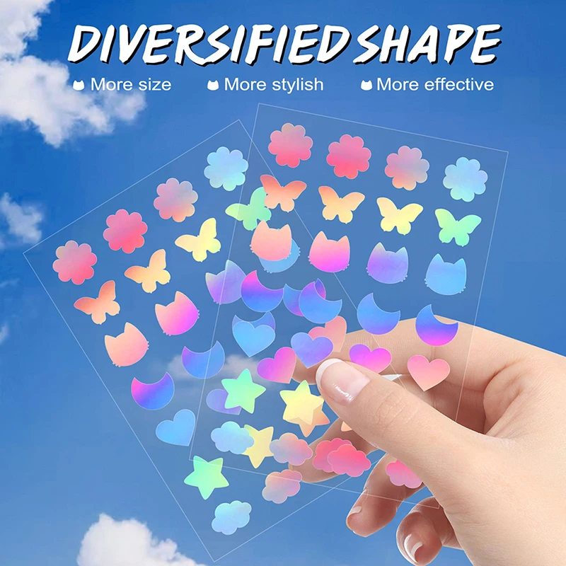 

Cute Heart Pimple Patches Invisible Acne Removal Pimple Patch Beauty Acne Tool Pimple Acne Concealer Face Spot Scar Care Sticker
