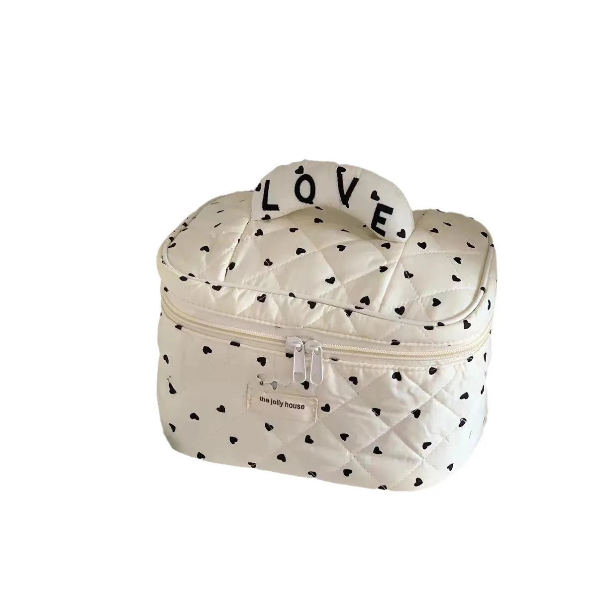 Вместительная косметичка для хранения милая стильная Портативная сумка мытья