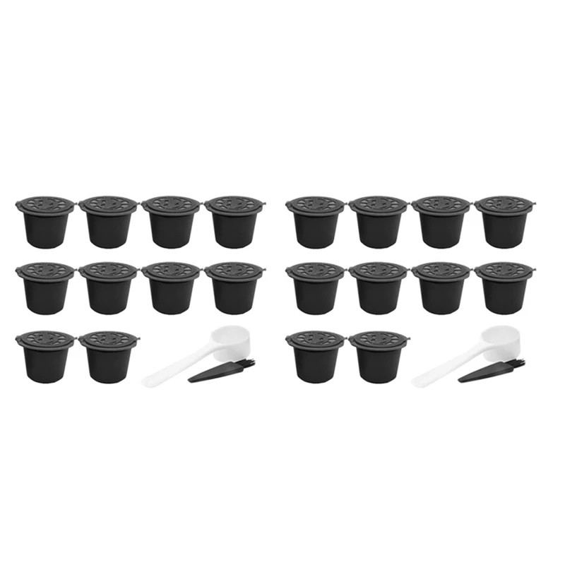 

Зеркальные фильтры для Nespresso, черные аксессуары для кухни, кофейный фильтр, 20 шт.