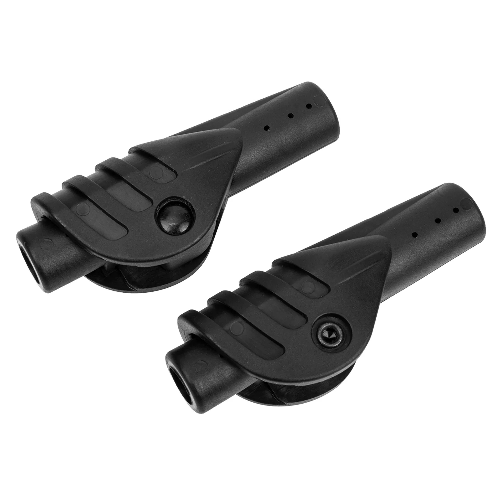 

2pcs Sturdy Tent Support Rod Adapters Automatic Tent Folding Joints (Black)