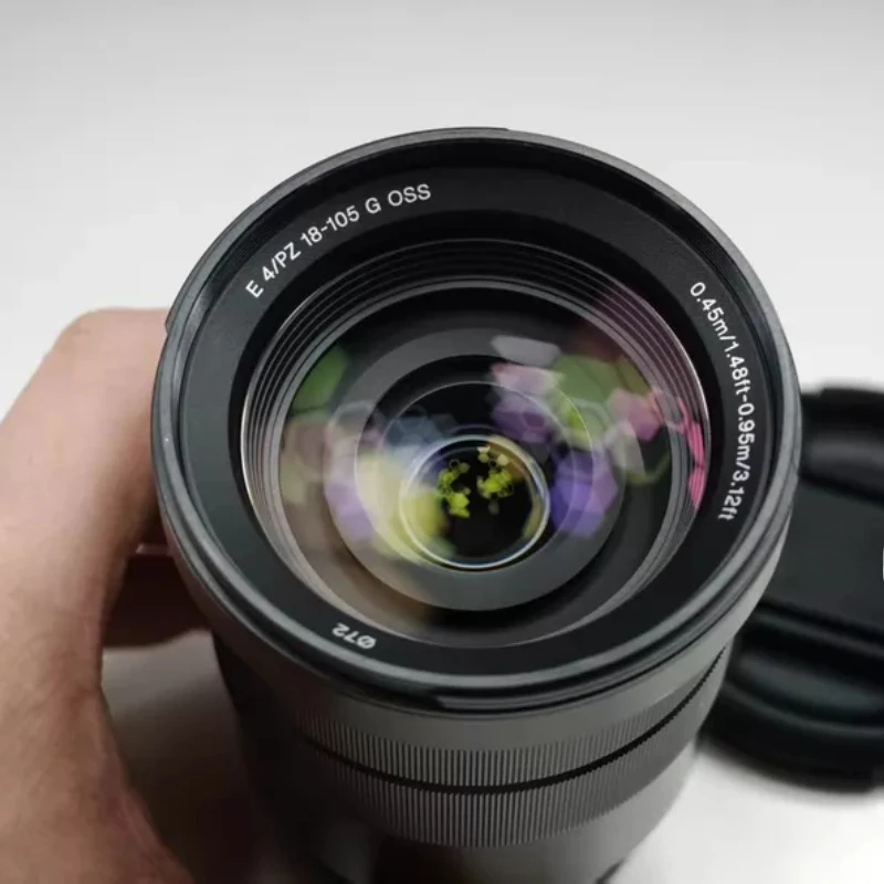 Фото 95% новый оригинальный объектив Sony E PZ 18-105mm F4 G OSS для Alpha a6400, a6700, ZV-E10, APS-C, видео-зум-объектив №5