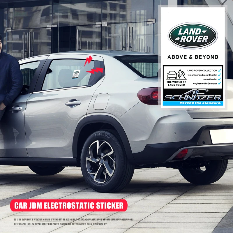 

Модификация стильная наклейка JDM для стайлинга автомобиля электростатические наклейки на лобовое стекло для Land Rover Toyota Honda Nissan Porsche Vw