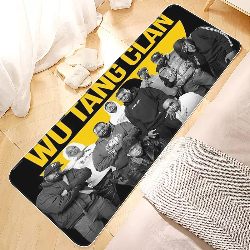 

Floor Carpets Wu T-Tang Clan Bedrooom Carpet Prayer Mat Entrance Doormat Modern Decor Washable Non-slip Kitchen Rug Door Mat