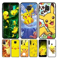 hot pokemon pikachu silicone coque for xiaomi redmi note 11 10 10s 9 9s pro max 10t 9t 8t 8 7 6 5 pro phone case