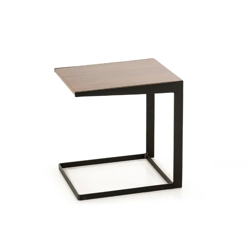 

Modern Walnut End Table