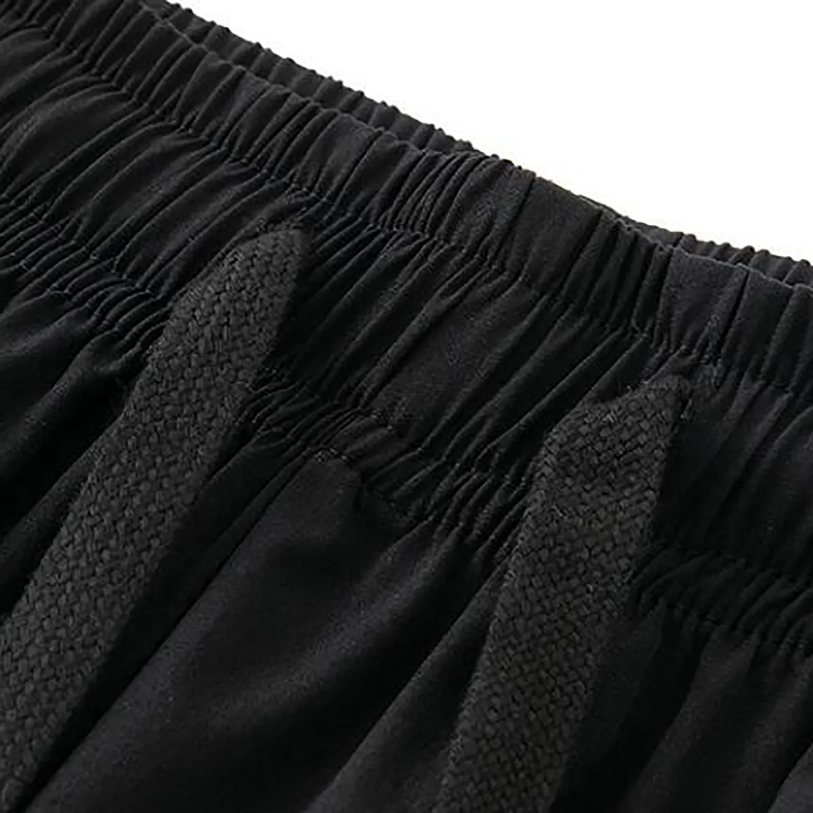 Мужские летние повседневные однотонные брюки на шнуровке с карманами из пены