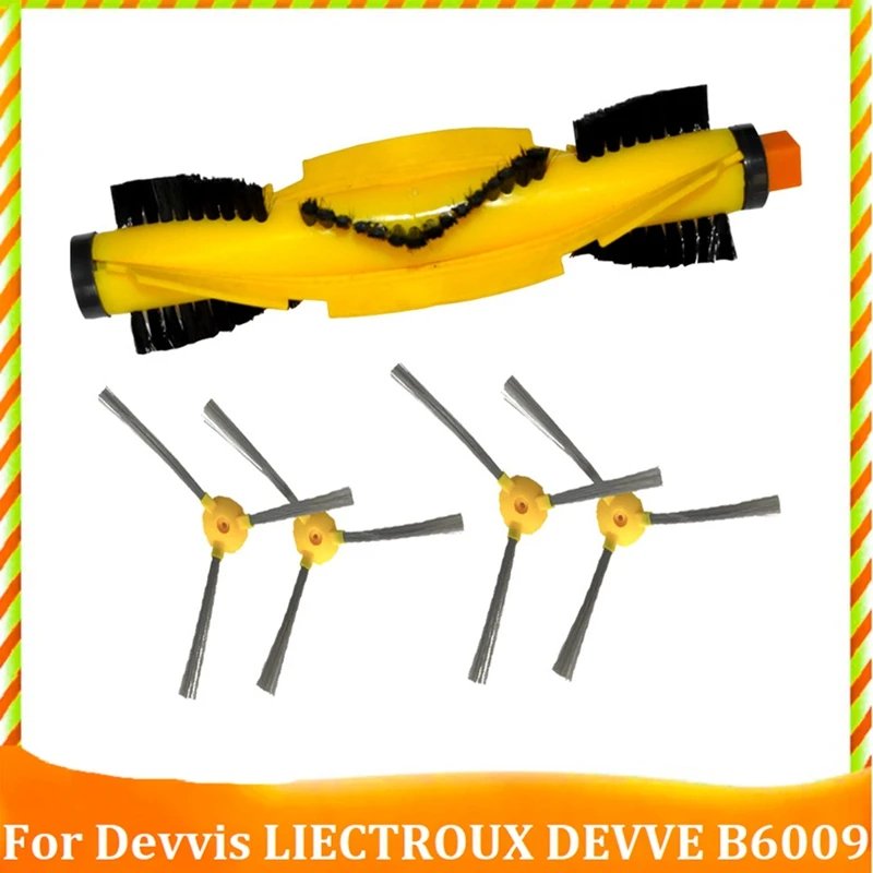 

For Devvis Liectroux DEVVE B6009 Robotic Vacuum Cleaner Replacement Parts Accessory Kit Main Side Brush Household Cleaning