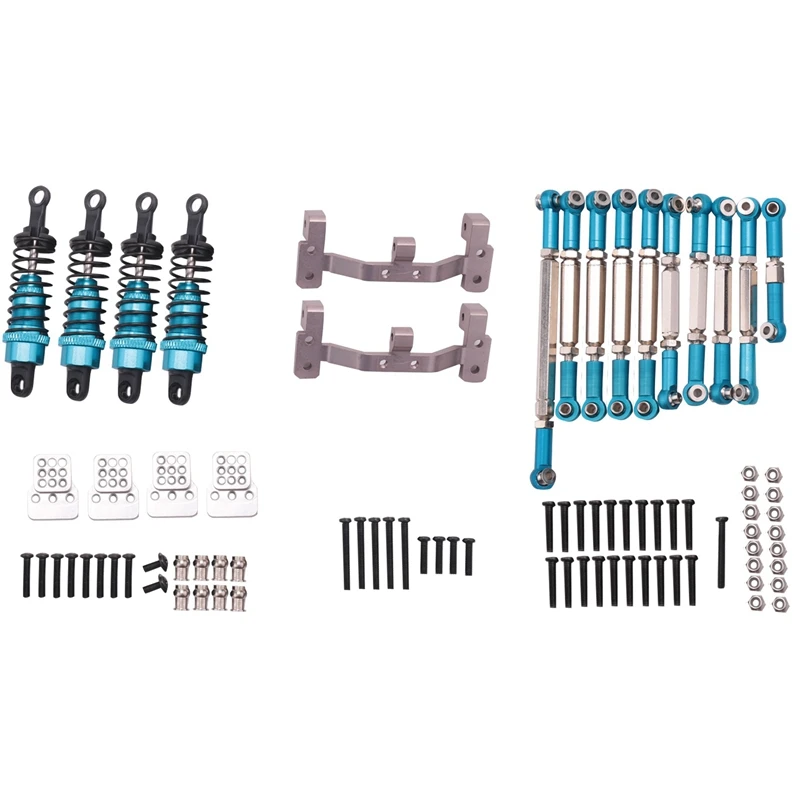 

Металлический стержень рулевого управления, тяговый стержень, крепление, разрядное сиденье для WPL C14 C24 набор поглотителей 1/16, обновленные д...