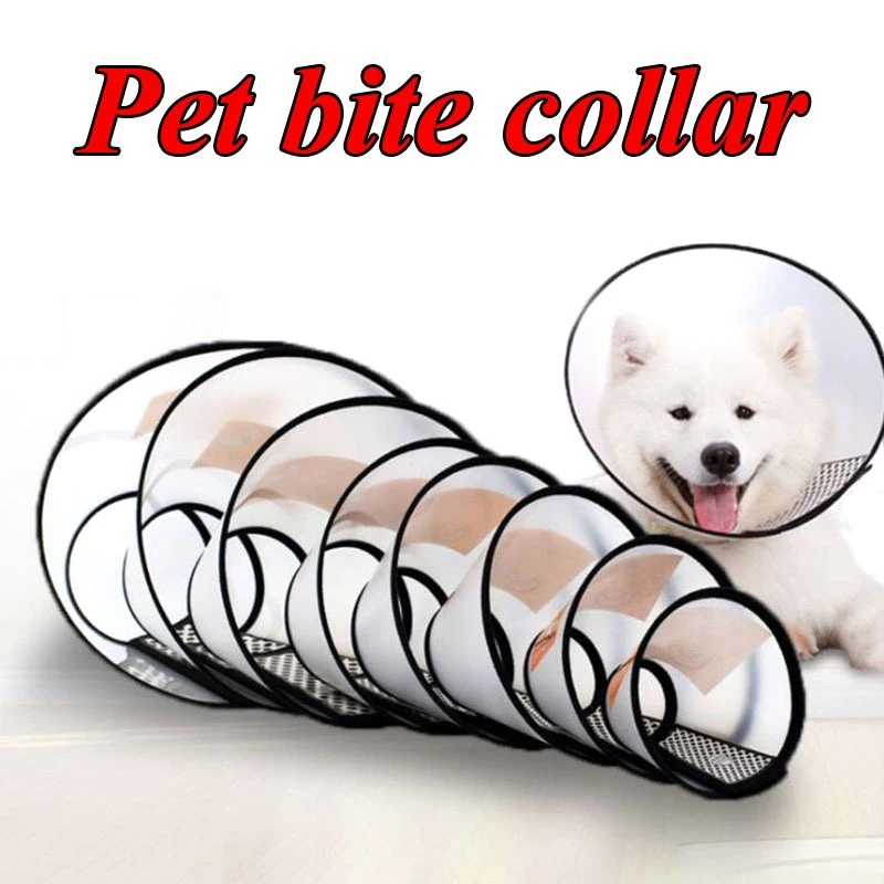 

6 Sizes Anti-bite Ring Pet Protective Cover Protective Cover Cat And Dog Grooming Cover Anti-bite Ring Cat And Dog Pet Collar