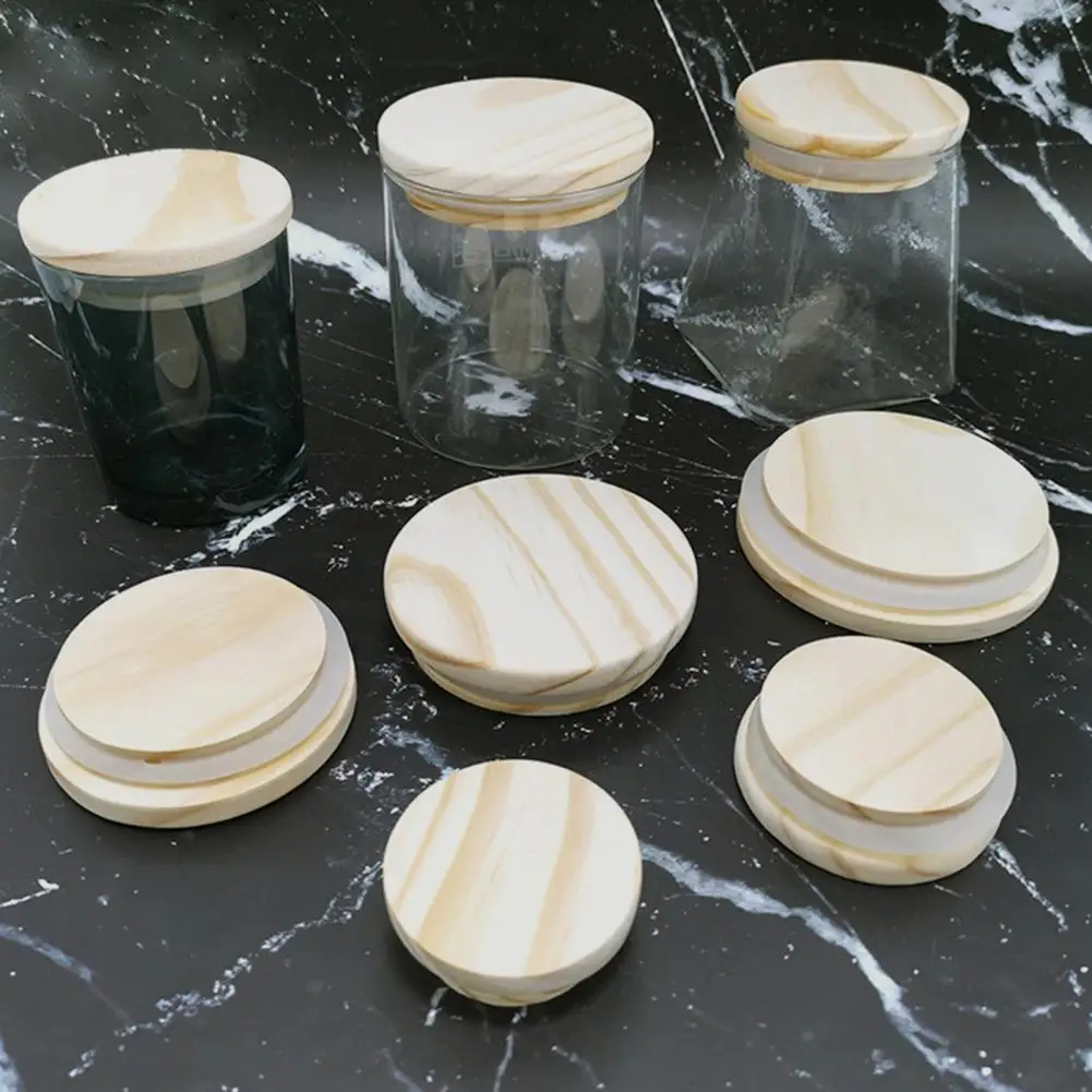 

Деревянные крышки для банок из бамбука