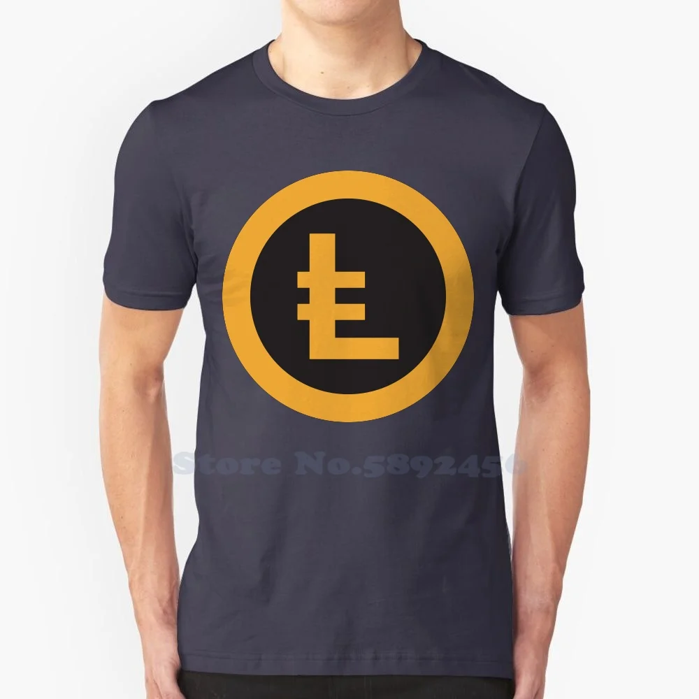 

Повседневная Уличная одежда LEOcoin (LEO), футболка с принтом логотипа, графическая футболка из 100% хлопка
