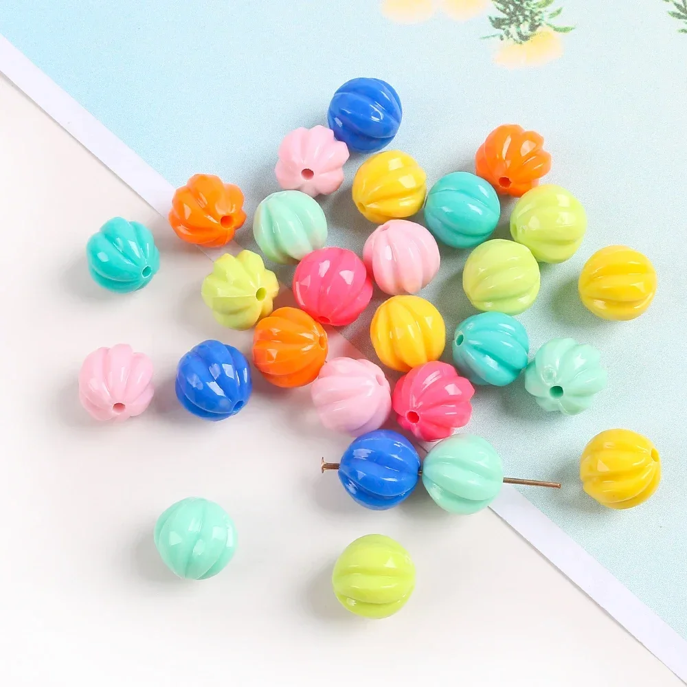 20 шт. 11 мм акриловые бусины в виде тыквы разделительная бусина для браслета