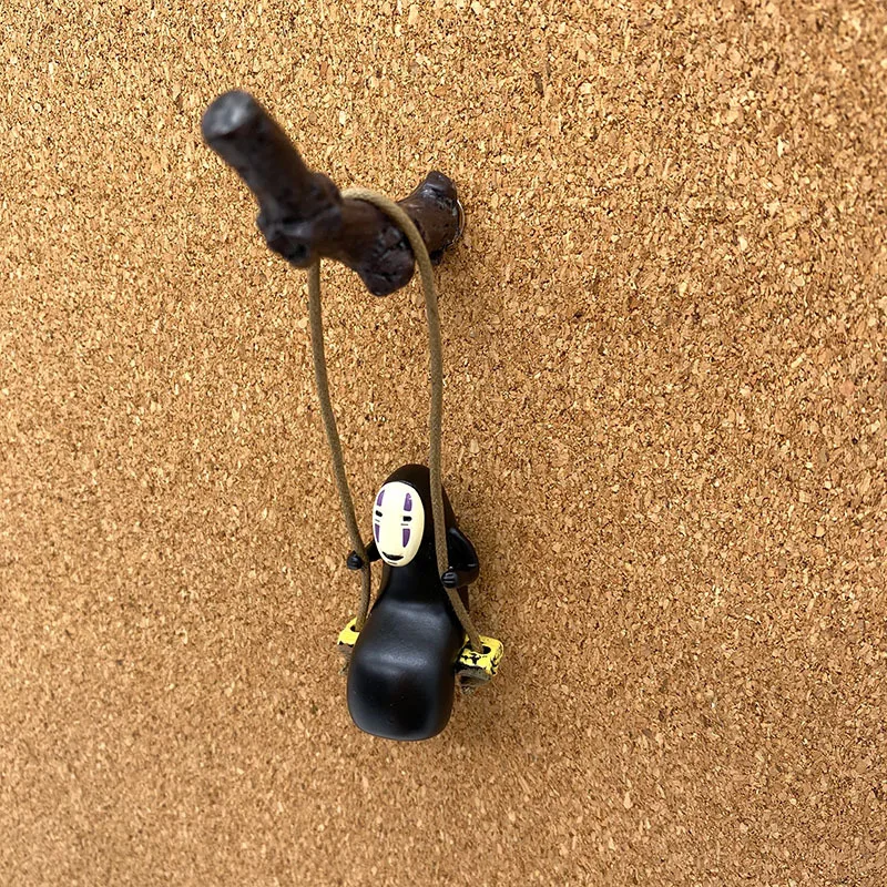 

1PC Faceless Man Swing Creative Thumbtack Press Nail Spirited Away Felt Board Cork Board Hook Nail