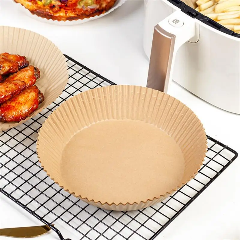 

50 Pcs Air Fryer Absorbent Paper Silicone Oil Special Paper Barbecue Oven Baking Paper Healthy And Reliable Material