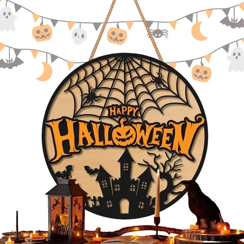 Дверные таблички на Хэллоуин приветственный знак для двери вывеска входную