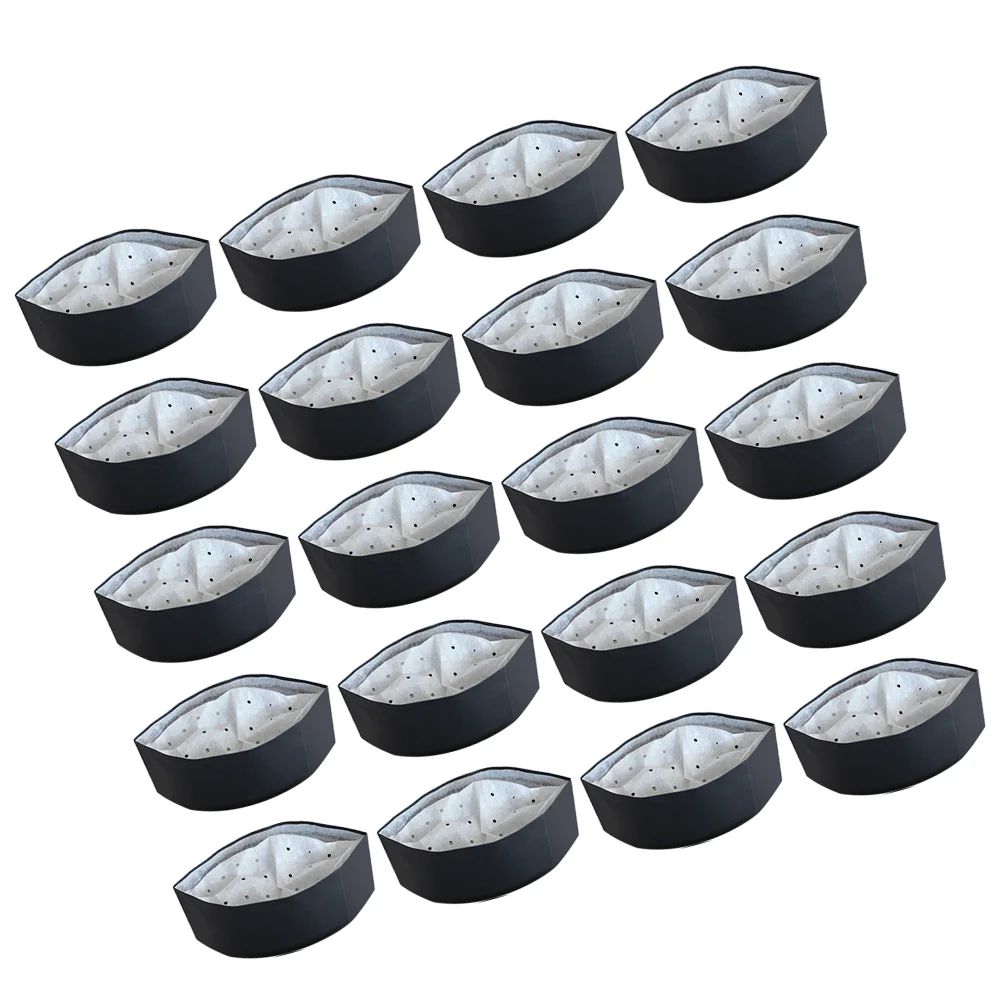 

20Pcs Cooking Chef Cap Chef Hat Paper Chef Hat Waiter Uniform Working Hat Server Hat
