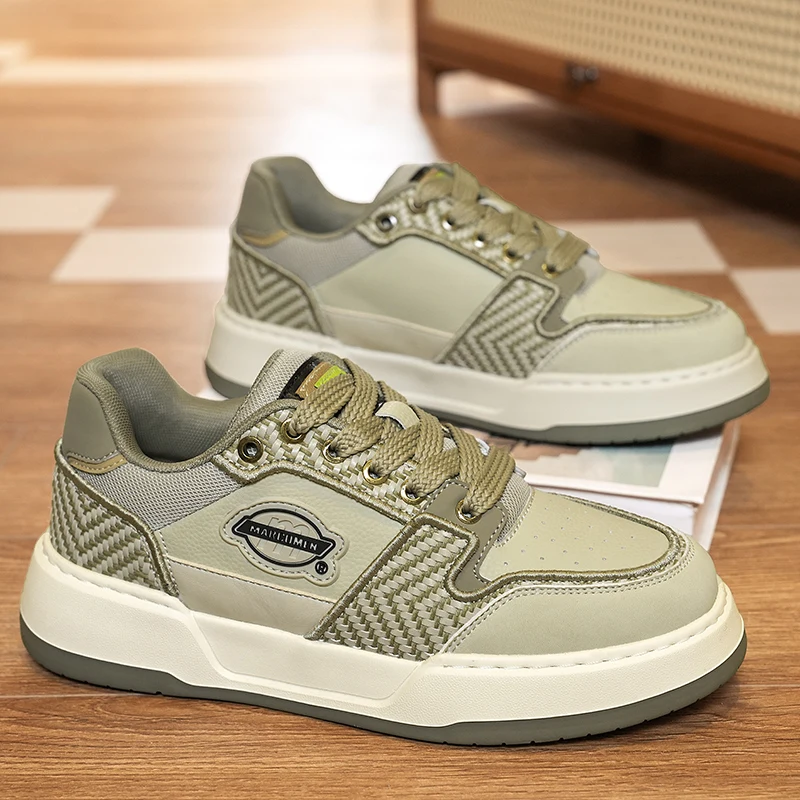 Кожаная обувь Повседневная деловая для мужчин Модное платье Tenis De Hombre Мокасины