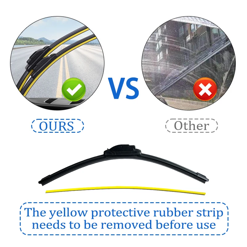 Щетки стеклоочистителя для Jeep Compass MK49 2006-2016 2 шт. автомобильные аксессуары чистки