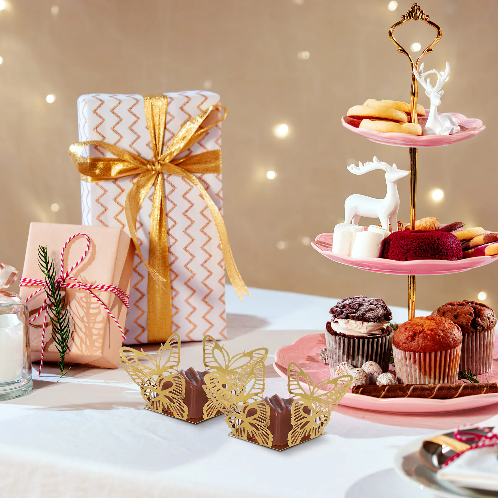 50 шт. полая креативная коробка для конфет кусочки шоколадной коробки