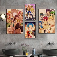 anime the labyrinth of magic movie posters retro kraft paper sticker diy room bar cafe room wall decor