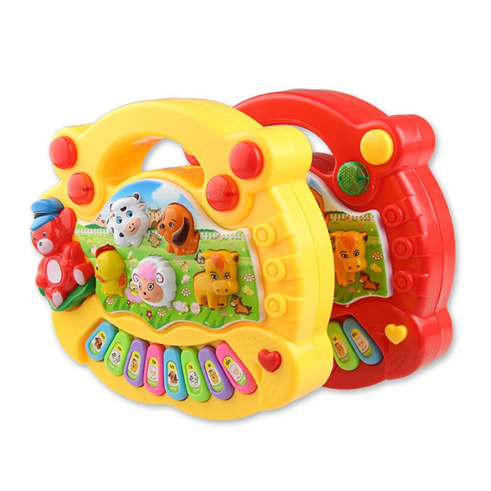 

Electronic Vocal Game Toys Phone Children Gifts Musical Instrument Toy Baby Developmental Music Toys Animal Farm Piano Kids Gift