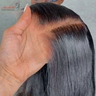 Парик из натуральных волнистых волос, 360, плотность 100%, для чернокожих женщин, 180%