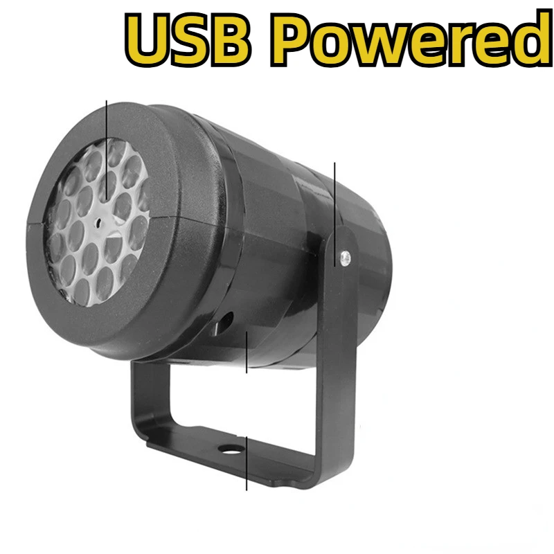 Светодиодные сценические огни Рождественский проектор Открытый праздник