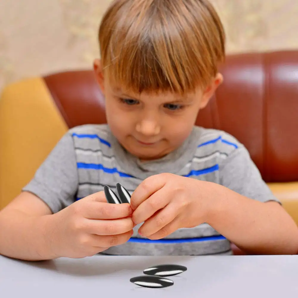 Большие магниты для холодильника камни Овальные отполированные магнитные белой