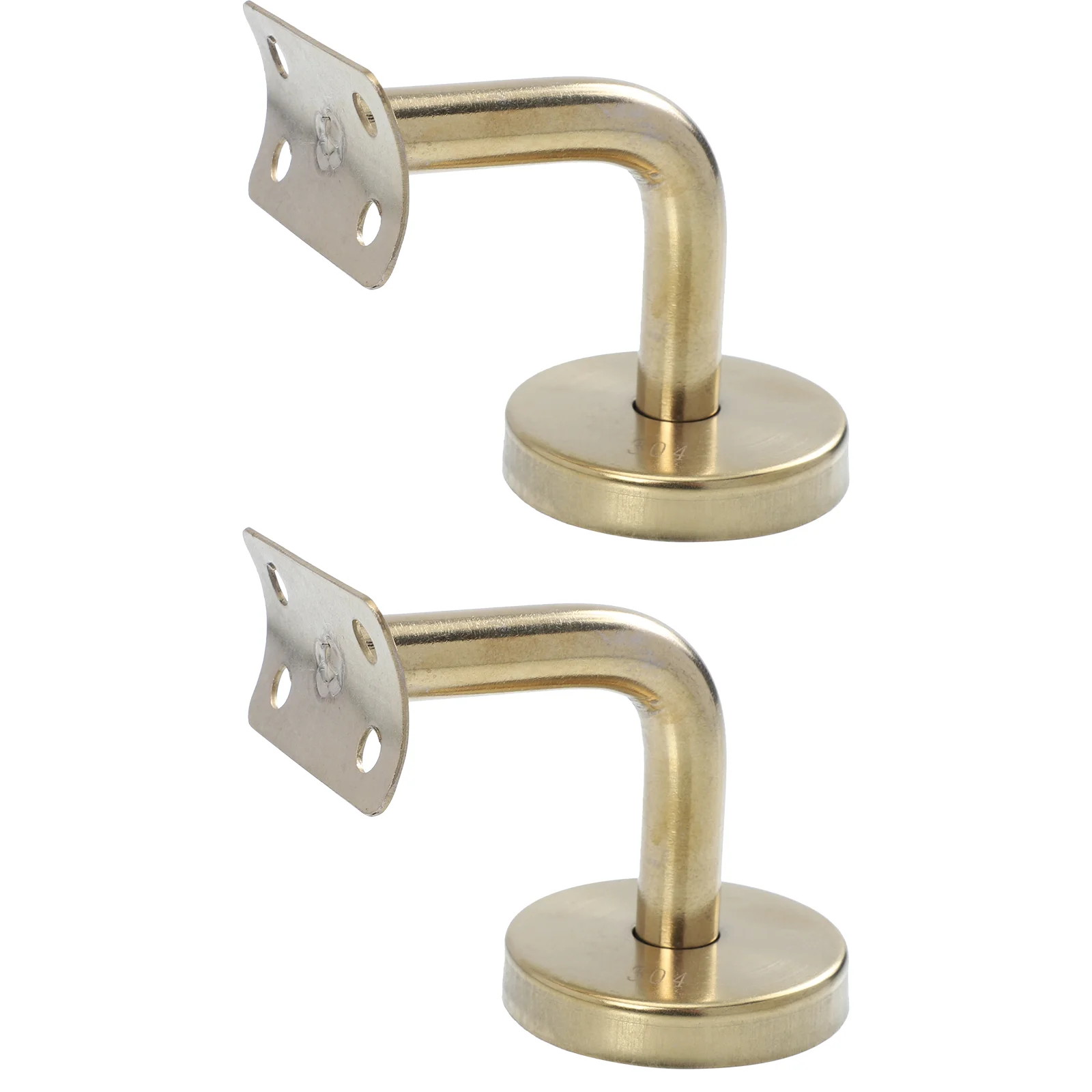 

2pcs Professional Solid Stainless Steel Handrail Wall Mounted Bracket Support