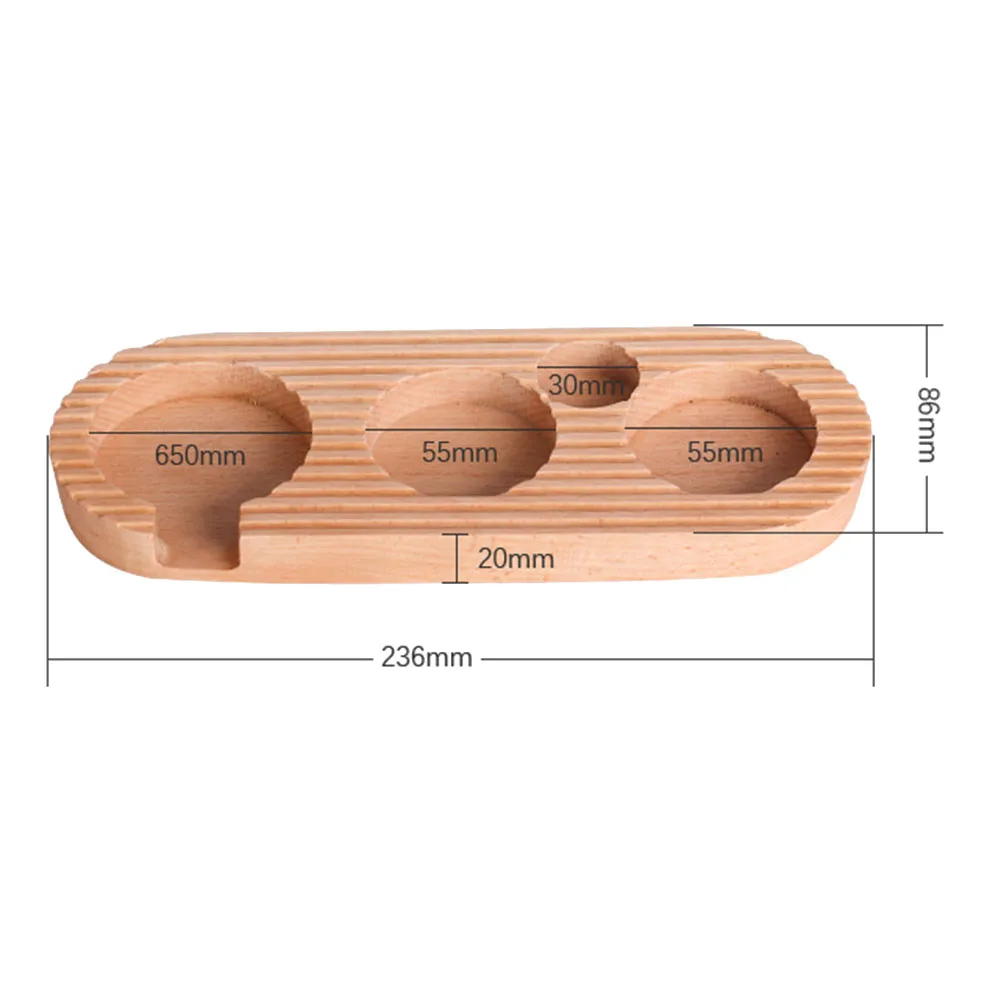 

Coffee Tamper Holder Filter Stand Walnut Espresso Distributor Mat Rack 51mm 53mm 58mm Coffee Maker Tool Accessories Gift