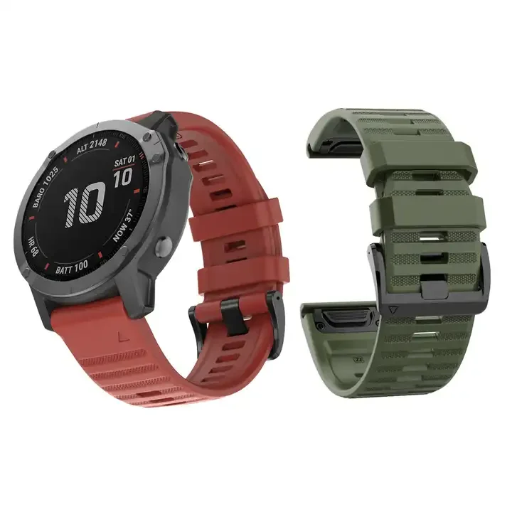 Силиконовый ремешок для наручных часов Garmin 26 22 20 мм