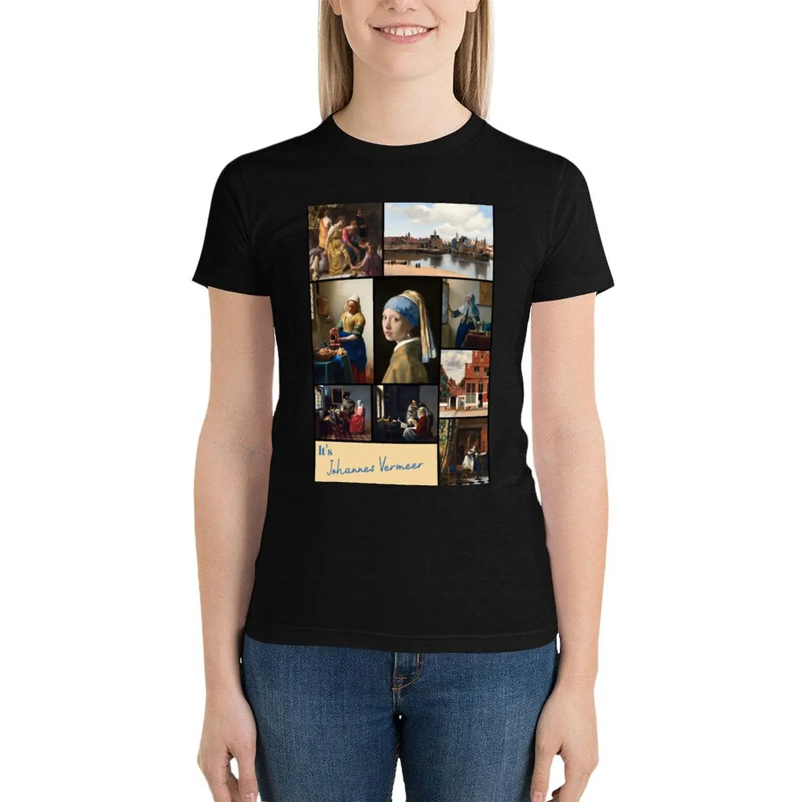 Женская футболка с коротким рукавом It's Johann Vermeer