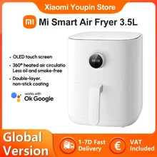 Xiaomi Smart Air Fryer without Oil 3.5L 1500W OLED Display Deep Airfryer Oven Time Reservation APP Control Global Version