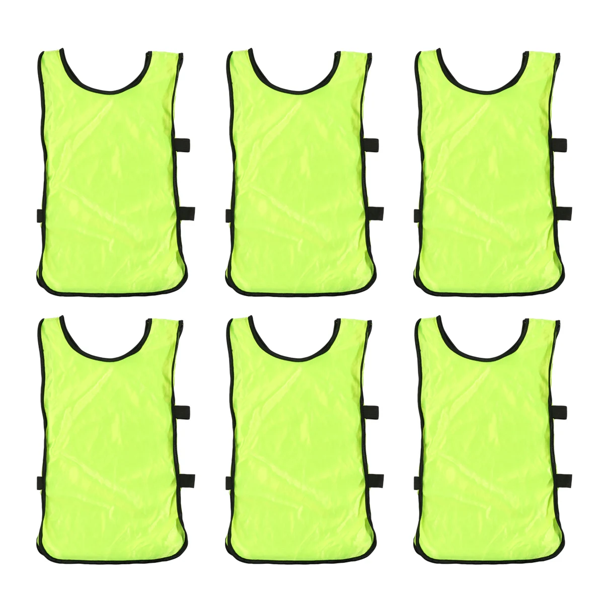 

6pcs Adults Kids Quick Drying Basketball Football Jerseys Soccer Vest Pinnies Practice Team Training Sports Vest Team For Child