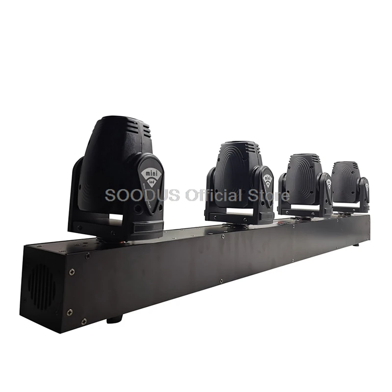 4 шт. 10 Вт светодиодный луч освещение с подвижной головкой бар DJ-светильники