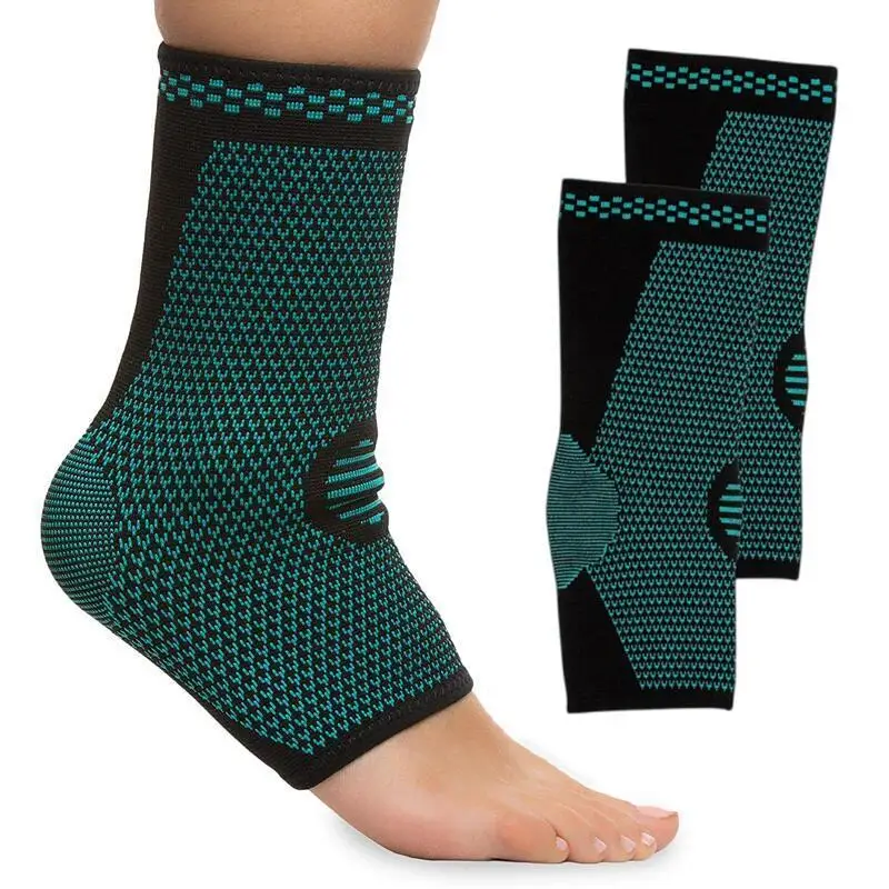 

1 Pair Ankle Brace Compression Sleeves Socks Open Toe Ankle Support for Injury Recovery Achilles Heel Plantar Fasciitis Pain