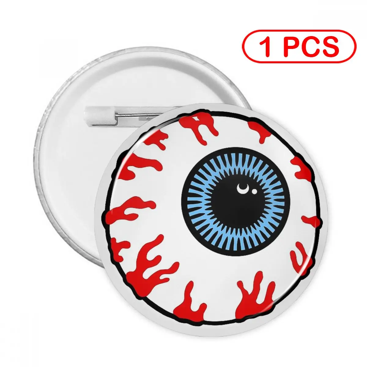 

Eyeball Pins Creative Brooch Jewelry Decor Metal Pin Badge Girl Child Broche Button Clothes Gift