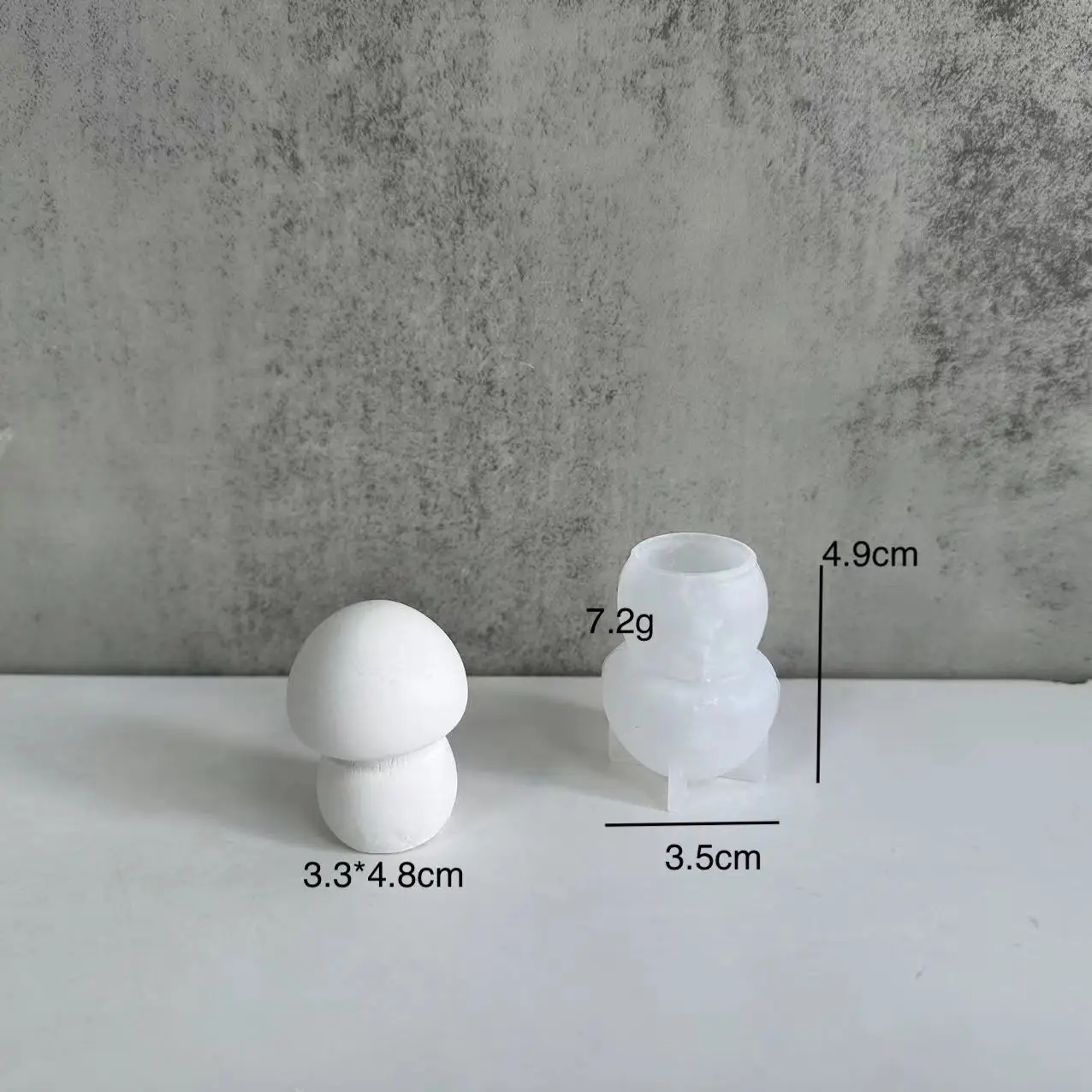 Форма для грибной свечи Грибная ароматическая свеча Molddiy Свеча грибов