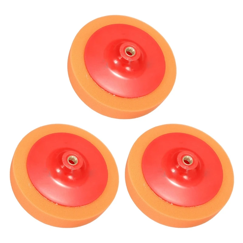 

55Pcs 3 Inch Waves Buffer Polishing Pad Set For Car Polisher