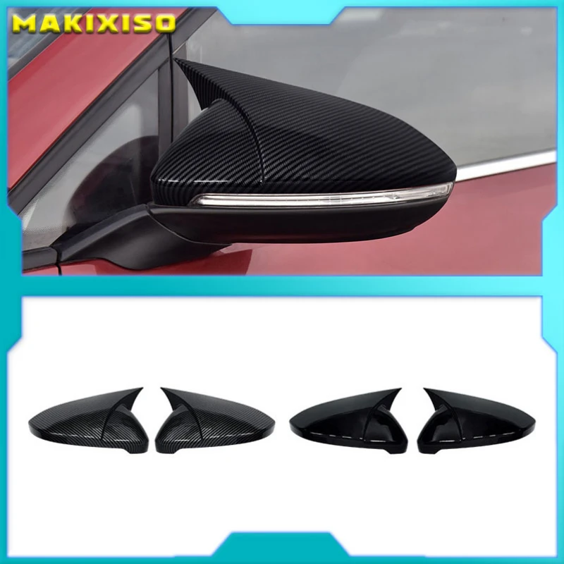 

2 шт., глянцевые крышки для зеркал заднего вида, аксессуары для VW Golf MK6 MK7 7,5 GTI R GTD Base 2009-2020